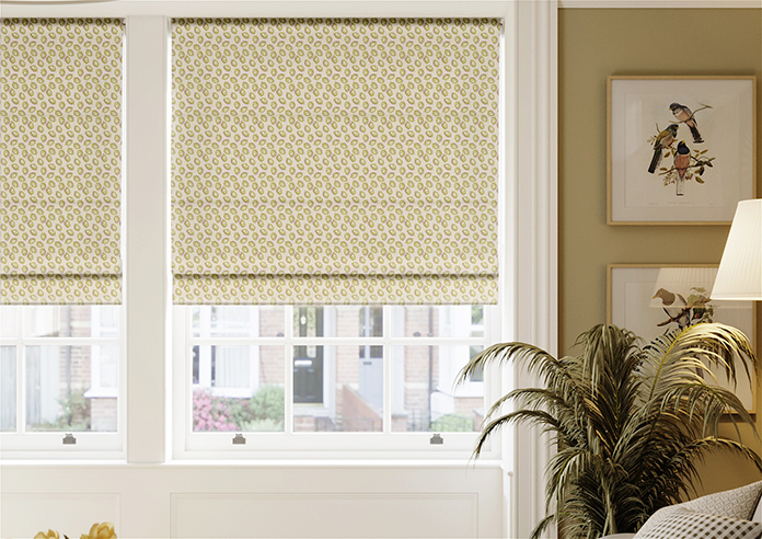 Land & Shore Seedling, Multi - Twist&Fit Roman Blind - Image 3